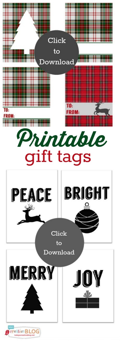 printable gift tags on TodaysCreativelife.com