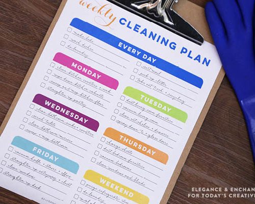 How Often Should You Clean Things in your Home | Free Printable Cleaning Schedule | Yearly, 6 months, monthly and weekly | Organize and clean your home | TodaysCreativeLife.com