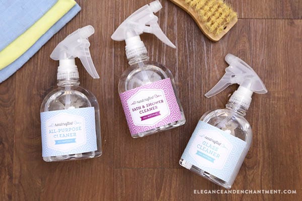 Weekly Cleaning Schedule Printable | Find printable labels at Elegance & Enchantment! 