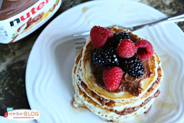 Nutella Cream Cheese Pancakes  Today's Creative Life