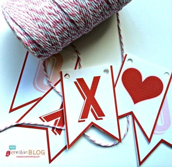 free printable valentine bunting today s creative life