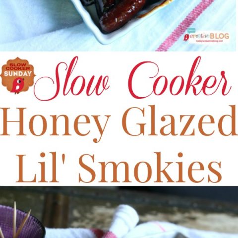 Slow Cooker Honey Glazed Lil' Smokies | TodaysCreativeBlog.net