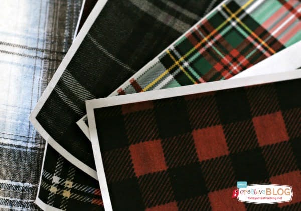 DIY Tartan Plaid Desk Accessories | TodaysCreativeBlog.net