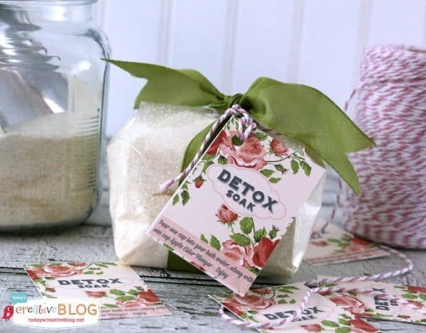 DIY Detox Bath Recipe packets