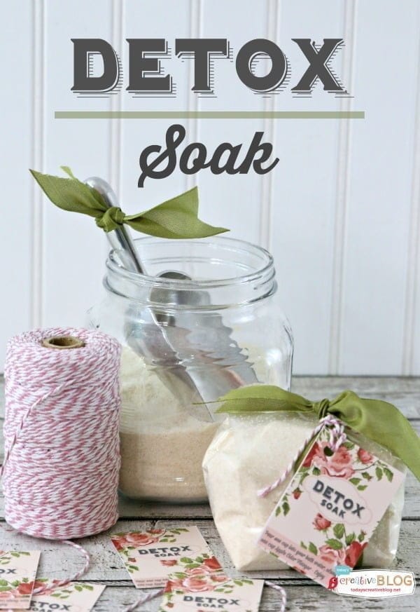 titled image (and shown) DIY Detox Soak