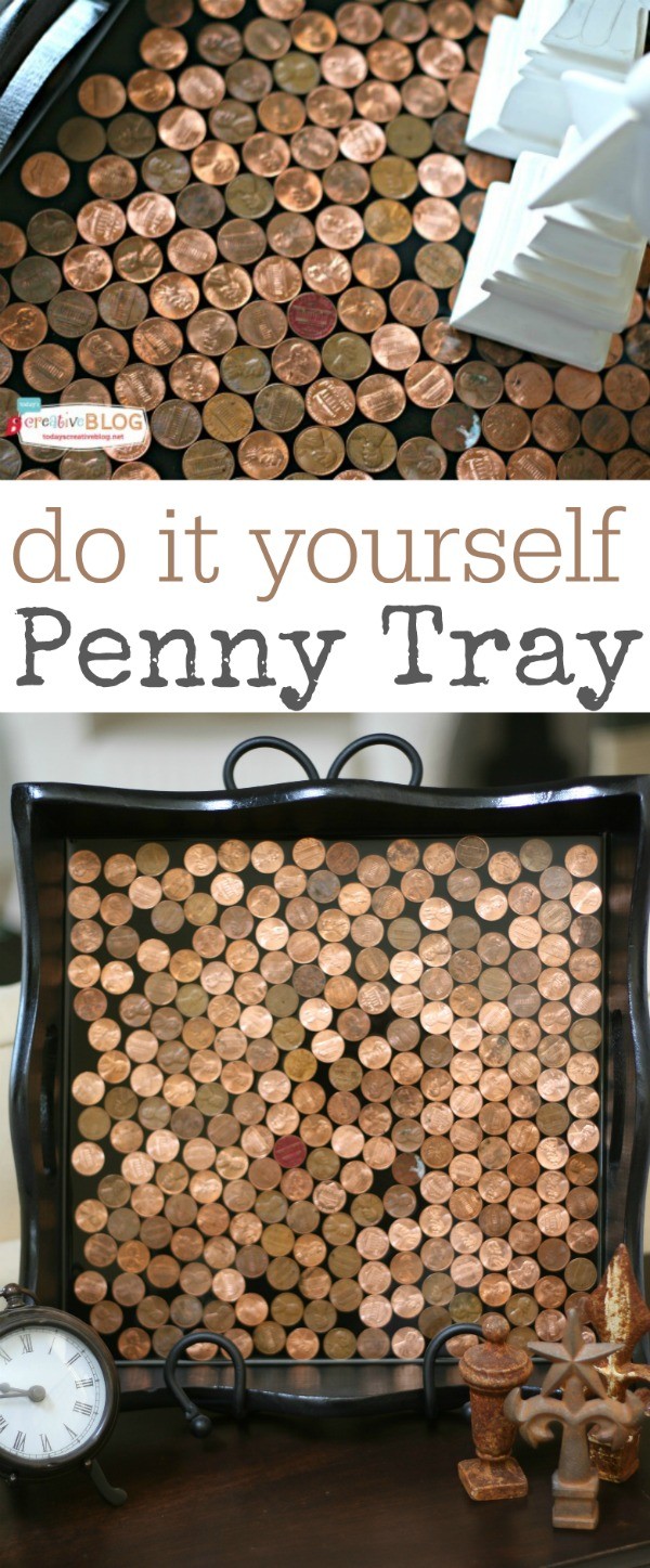 DIY Penny Tray | TodaysCreativeBlog.net