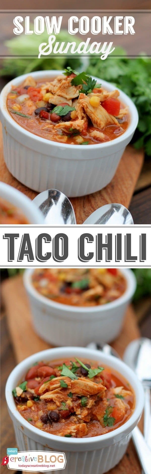 Taco Chili Slow Cooker Recipe | TodaysCreativeBlog.net