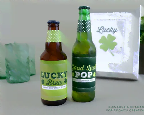 St. Patrick's Day Printable Soda & Beer Labels | TodaysCreativeBlog.net
