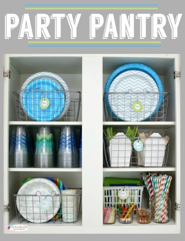 Party Pantry for Party Supplies | TodaysCreativeBlog.net