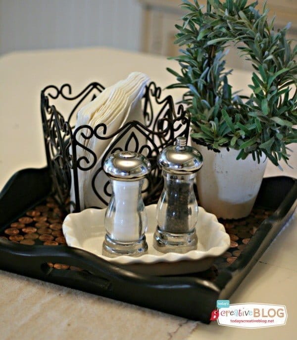 DIY Penny Tray with EnviroTex | TodaysCreativeBlog.net