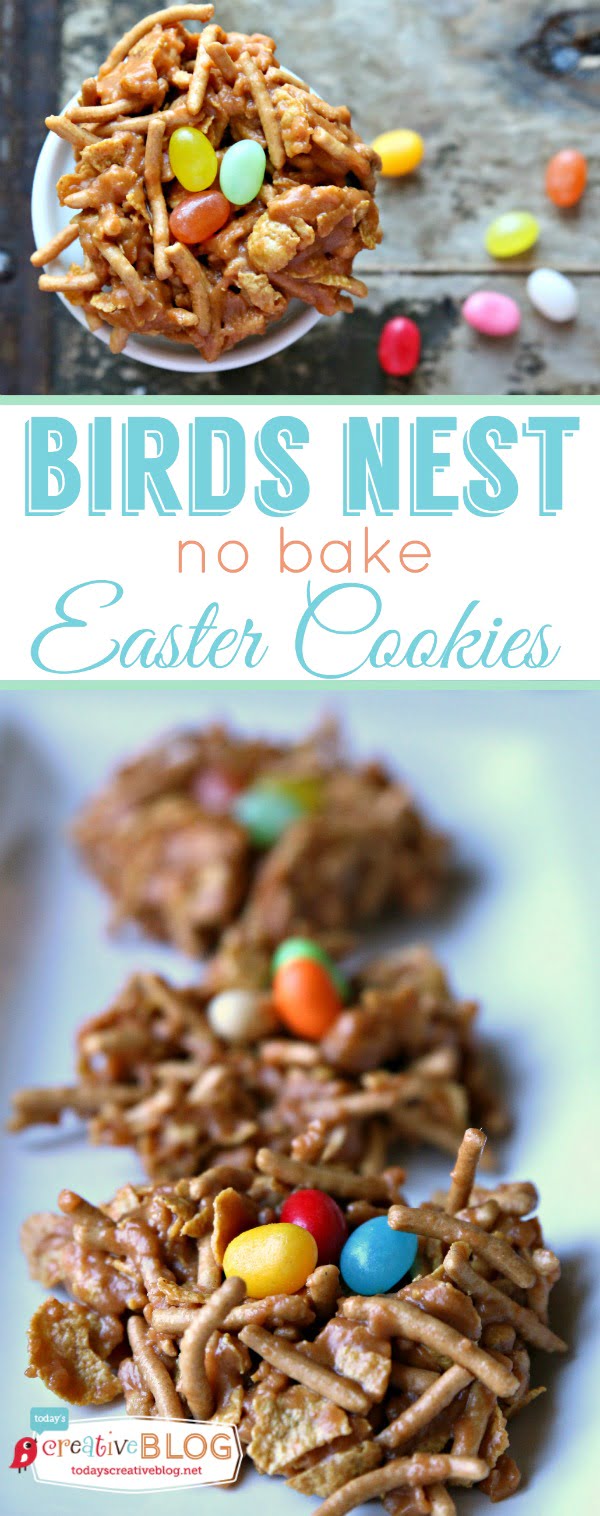 Birds Nest NO BAKE Easter Cookies - Today's Creative Life