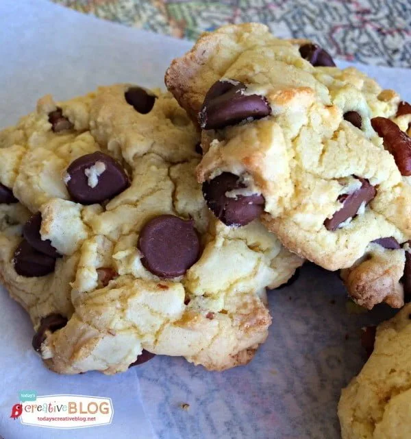 Cake Mix Chocolate Chip Cookie Recipe | TodaysCreativeBlog.net