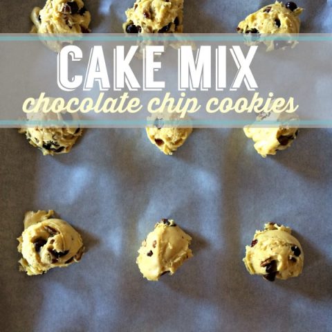 Cake Mix Chocolate Chip Cookie Recipe | TodaysCreativeBlog.net