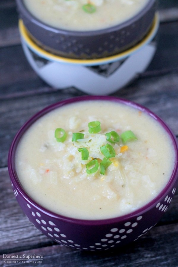 Creamy Chipotle Cauliflower Soup | TodaysCreativeblog.net