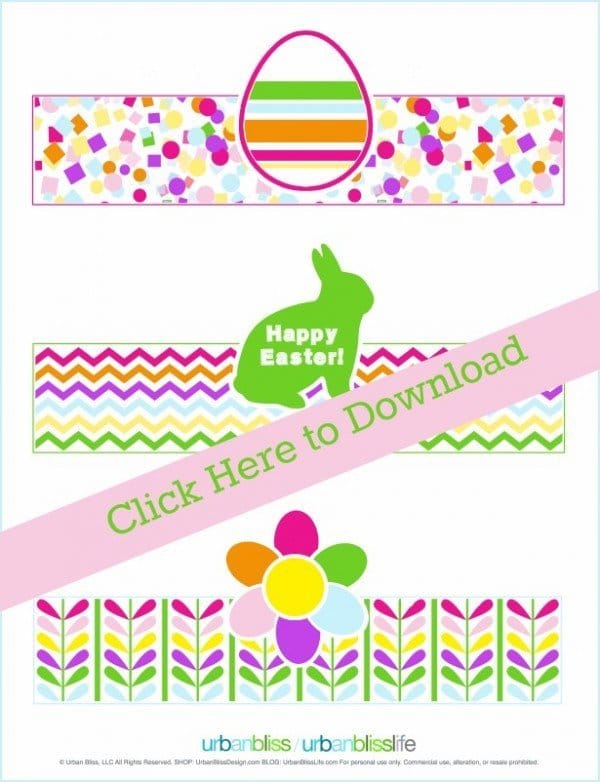 Easter Printables | Download your free copy of these Easter Egg holders at Today's Creative Life. Just click on the photo. 