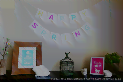 Free Printable Spring Bunting - Today's Creative Life
