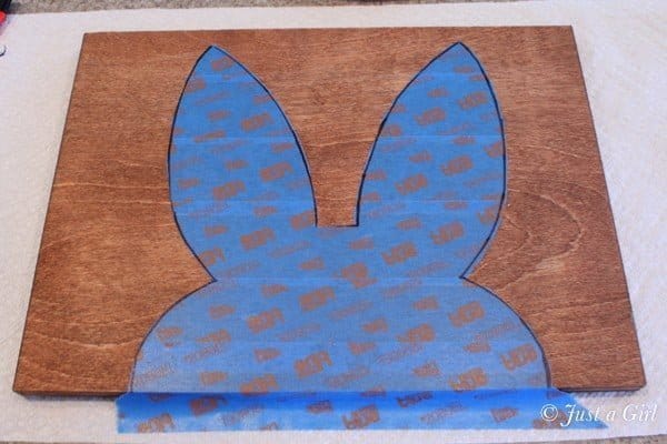 Bunny Silhouette Wall Art | TodaysCreativeBlog.net