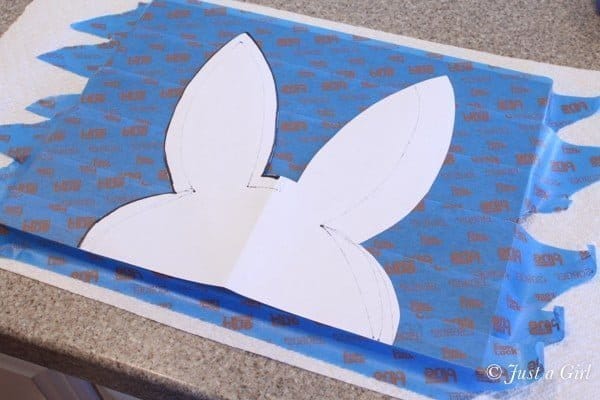 Bunny Silhouette Wall Art | TodaysCreativeBlog.net