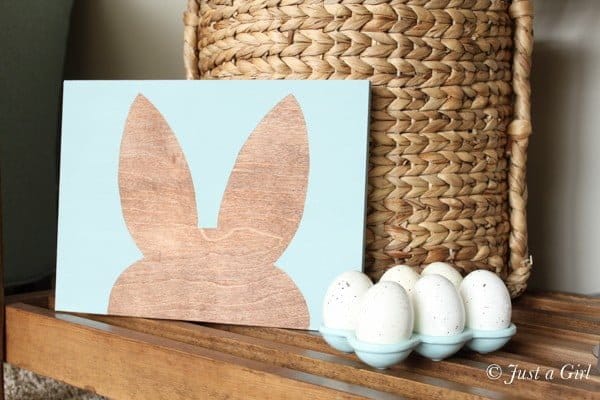 Bunny Silhouette Wall Art | TodaysCreativeBlog.net