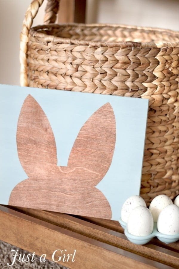 Bunny Silhouette Wall Art | TodaysCreativeBlog.net