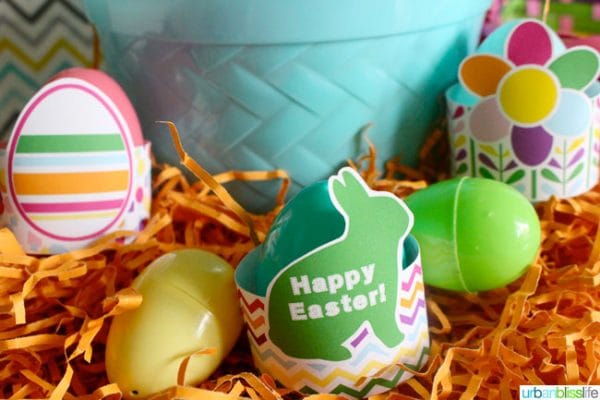 Free Easter Egg Holder Printable designed by UrbanBlissLife for TodaysCreativeBlog.net