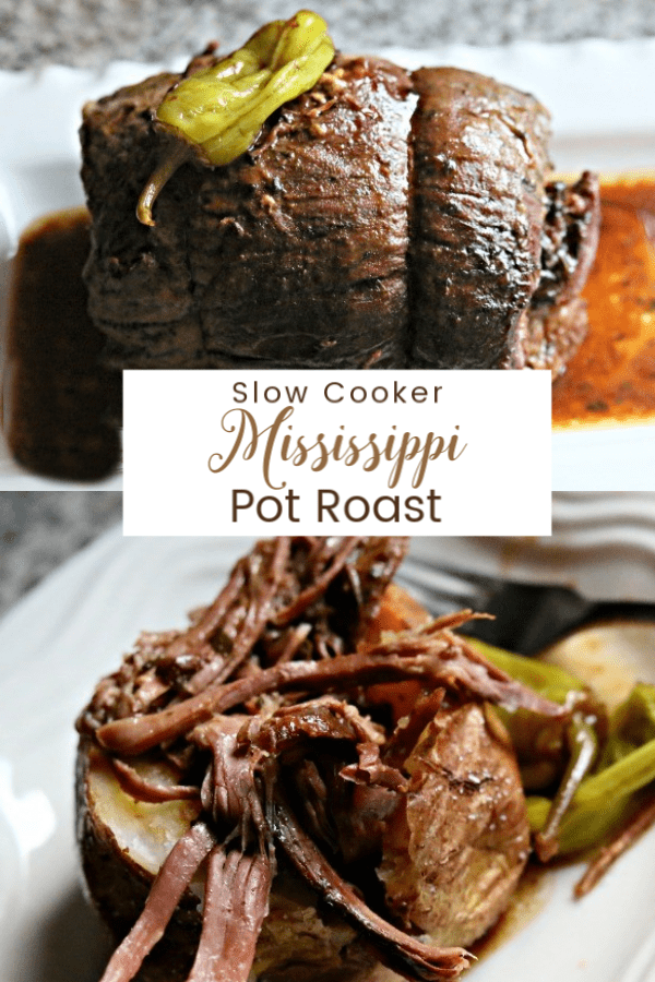 photo collage of Mississippi Pot Roast