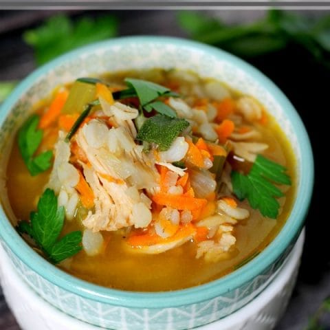 Slow Cooker Turkey Soup