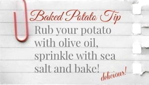 How to Bake a Delicious baked potato | TodaysCreativeBlog.net