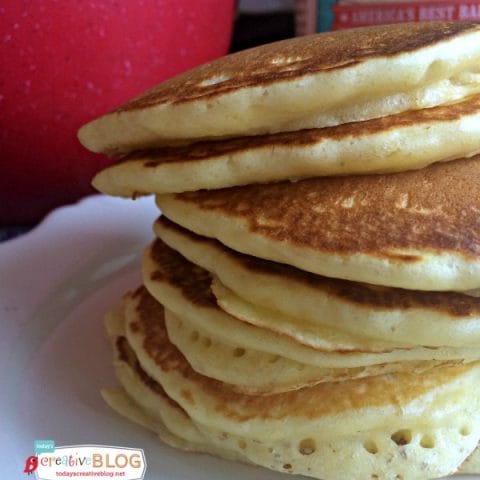 Cake Flour Pancakes Recipe | TodaysCreativeLife.com