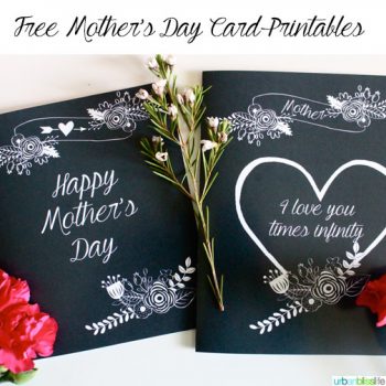 Free Printable Mother's Day Cards designed by UrbanBlissLife for TodaysCreativeLife.com - See more free printables on TodaysCreativeLife.com