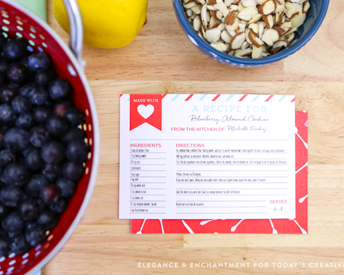 Free Printable Recipe Cards make great gifts | Find more free printables on TodaysCreativeBlog.net