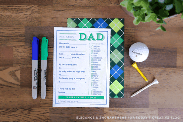 Fill in the Blank Father's Day Cards | Today's Creative Life