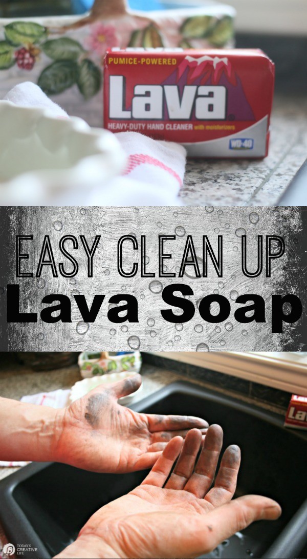 How to Clean Greasy Hands  | Find more creative ideas on TodaysCreativeLife.com