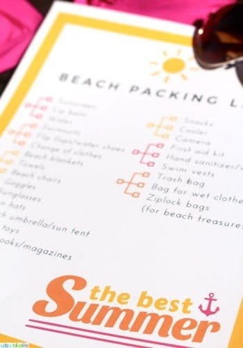 free printable beach vacation packing list todays creative life