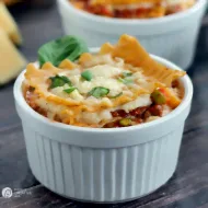 Single Serve Healthy Lasagna