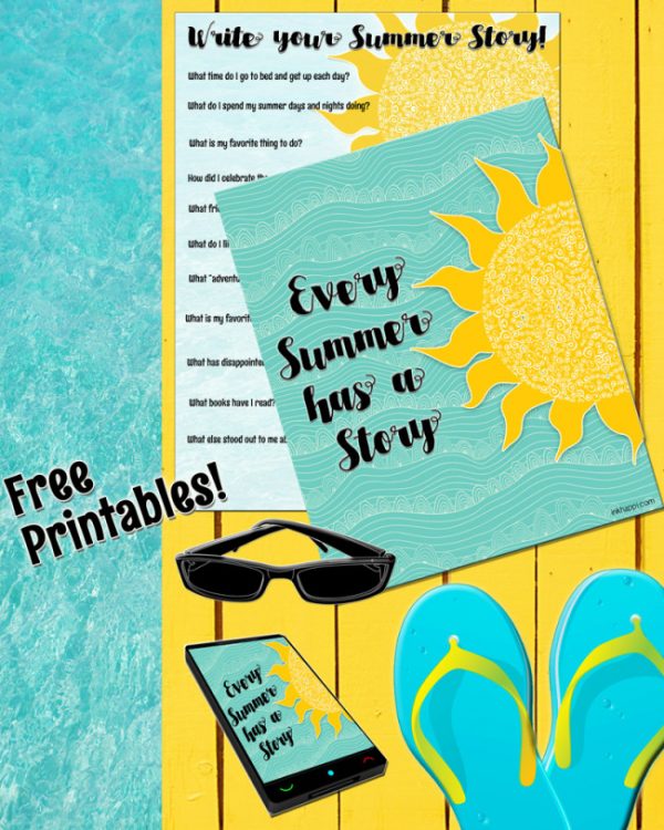 Printables for Summer | Free printables for summer by inkhappi | See more creative ideas on TodaysCreativeLife.com