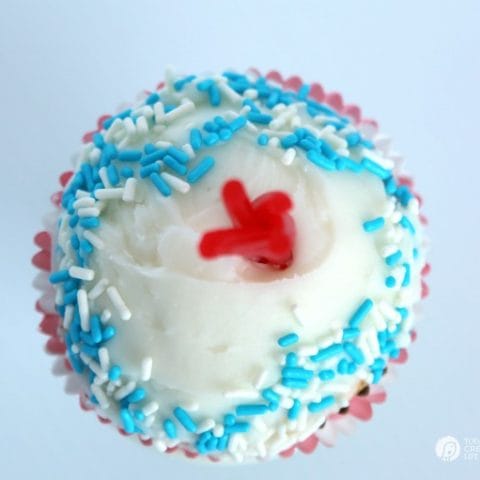 Buttermilk Firecracker Cupcakes