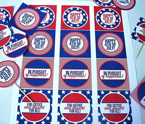 Last Minute 4th of July Party | free printables and more on TodaysCreativeLife.com