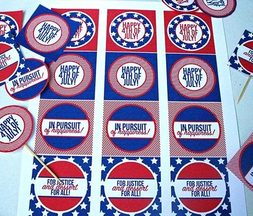 Last Minute 4th of July Party | free printables and more on TodaysCreativeLife.com