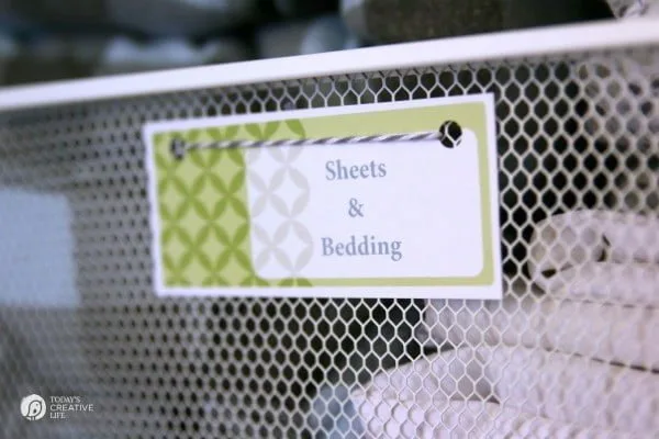 Organized Linen Closet for Real Life | Functional and pretty rarely collide, organize a linen closet for real life isn't going to be magazine ready, but you'll love it! See more on TodaysCreativeLife.com