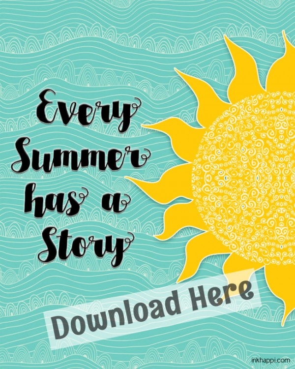 Printables for Summer | Free printables for summer by inkhappi | See more creative ideas on TodaysCreativeLife.com