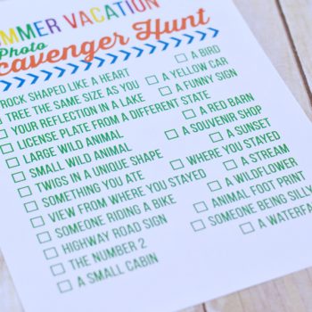 Scavenger Hunt Printable | Keep the kids busy with this fun summer activity | Find more on TodaysCreativeLife.com