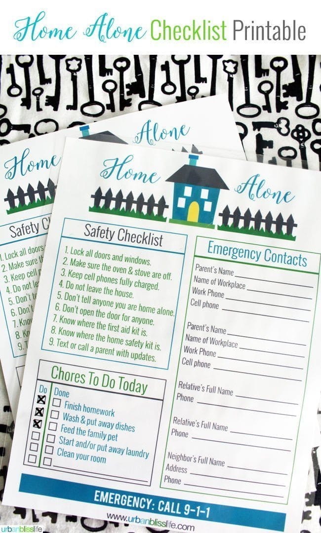 Free Home Alone Printable - Today's Creative Life