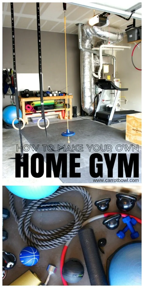 How to Make a Home Gym | Create your own workout space with these simple tips and suggestions | Home Workouts | Bonnie Weeks for TodaysCreativeLife.com