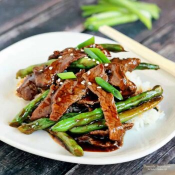Chinese Beef Green Beans Stir Fry