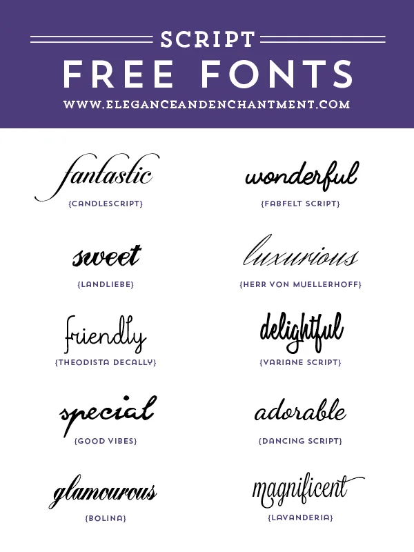 Elegance-and-Enchantment-Font-Favorites-Script