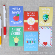 Free Printable Lunch Box Note Cards