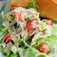 Slow Cooker Chicken Caesar Salad