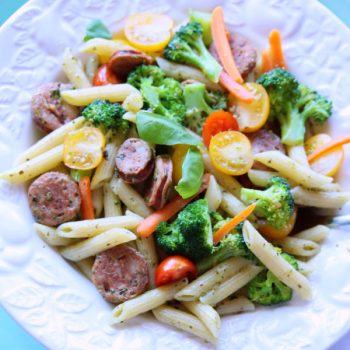 Healthy and delicious Pasta with vegetables | TodaysCreativeLife.com