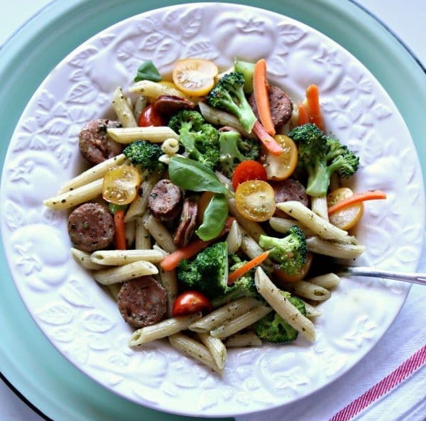 Easy to make Pasta Primavera Dinner | TodaysCreativeLife.com